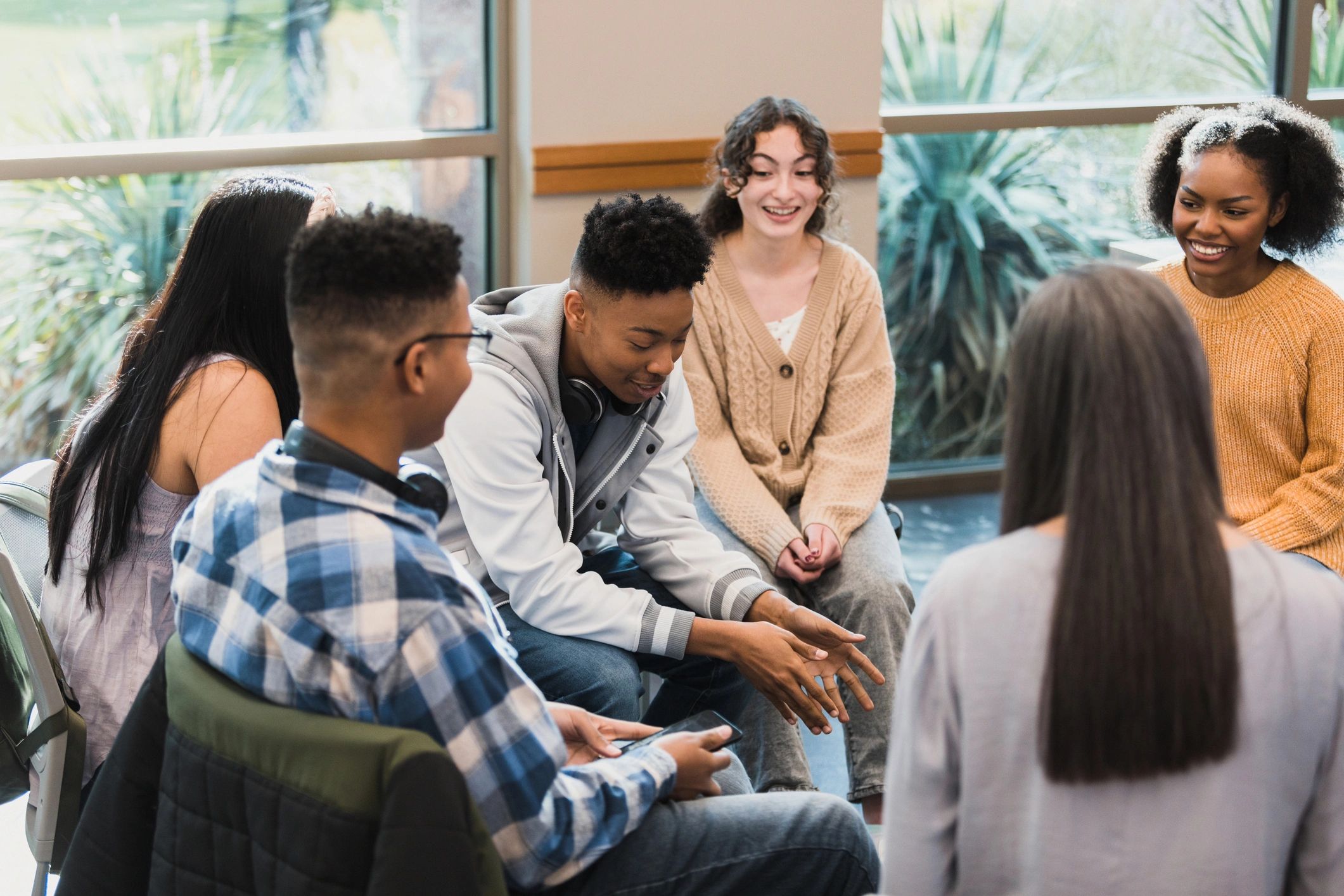 Small group discussion and encouragement